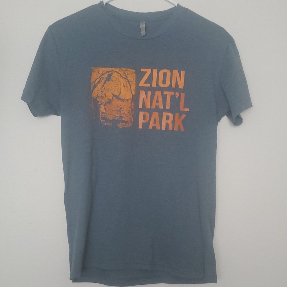 National Geographic Zion Park Tee - Blue and Orange